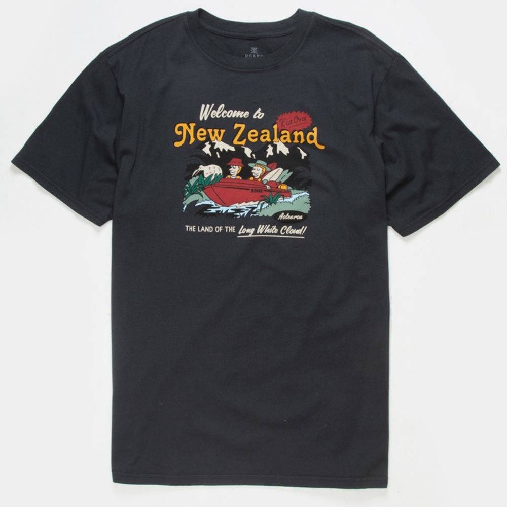 NWT, Roark Tourist Tee, short sleeve, size M, Black